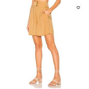 Free People Brittany Long Beach Short Gold (NWT)